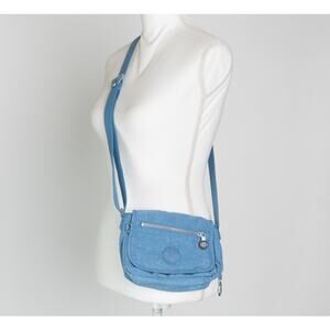 Kipling Sabian Blue Mini Crossbody Shoulder Bag